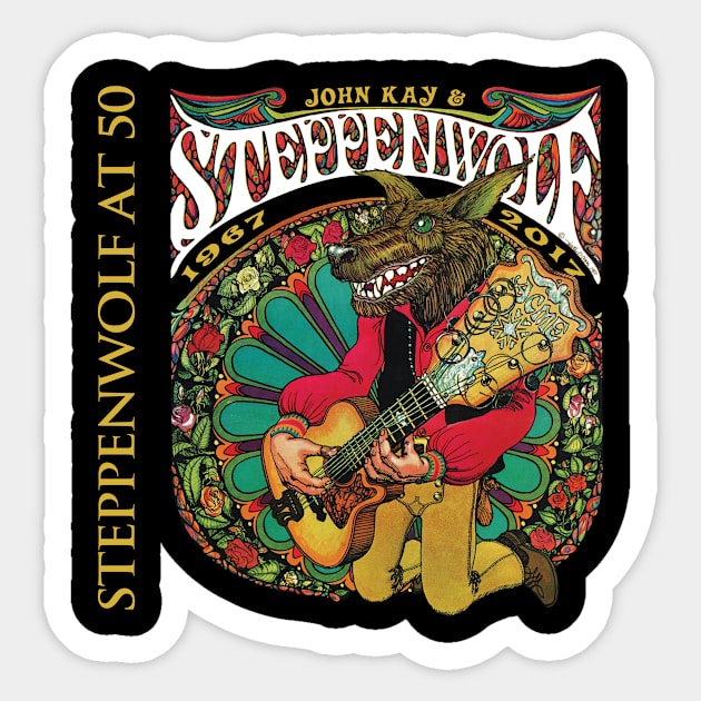 Steppenwolf band Concert Sticker by chancgrantc@gmail.com